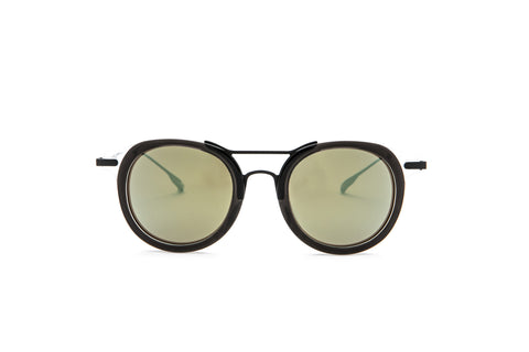Taft Matte Black Honey Gold