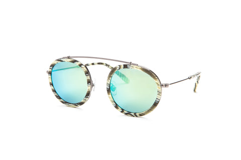 Conti Bone Seafoam Mirror Lens